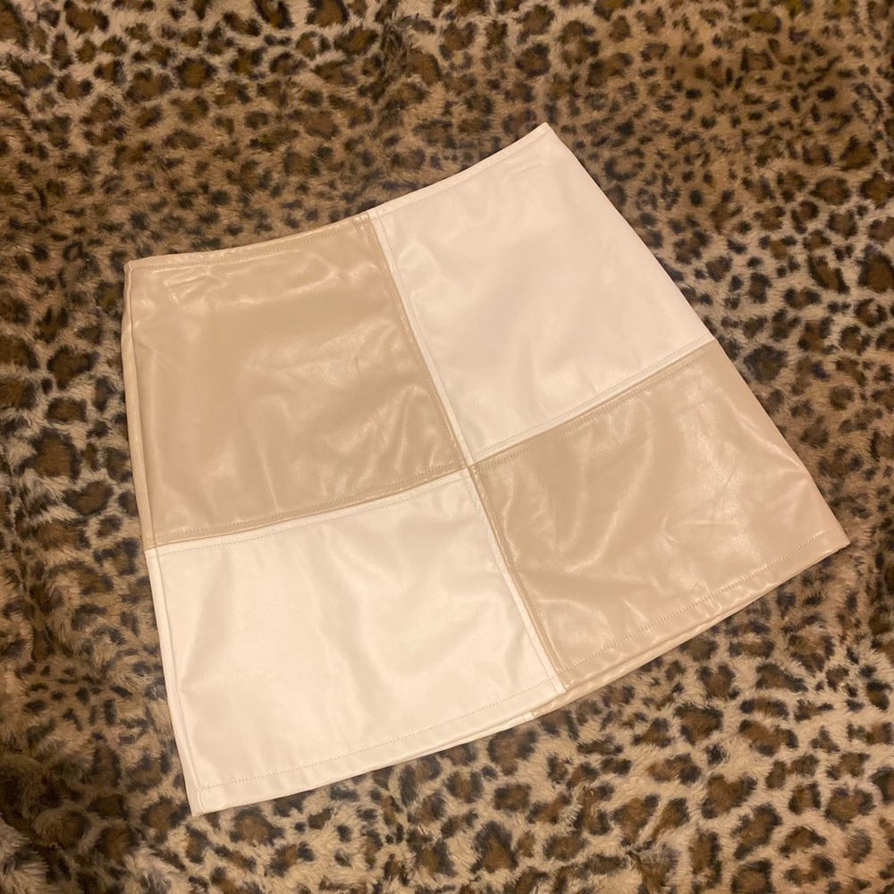 Pho-Leather Skirt